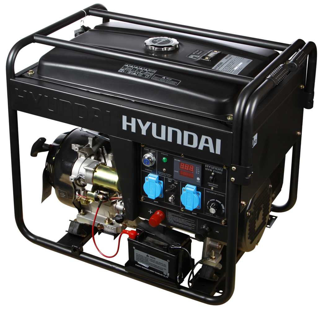 Hyundai HYW 210AC Сварочные агрегаты (Сварка + Электростанция) фото, изображение