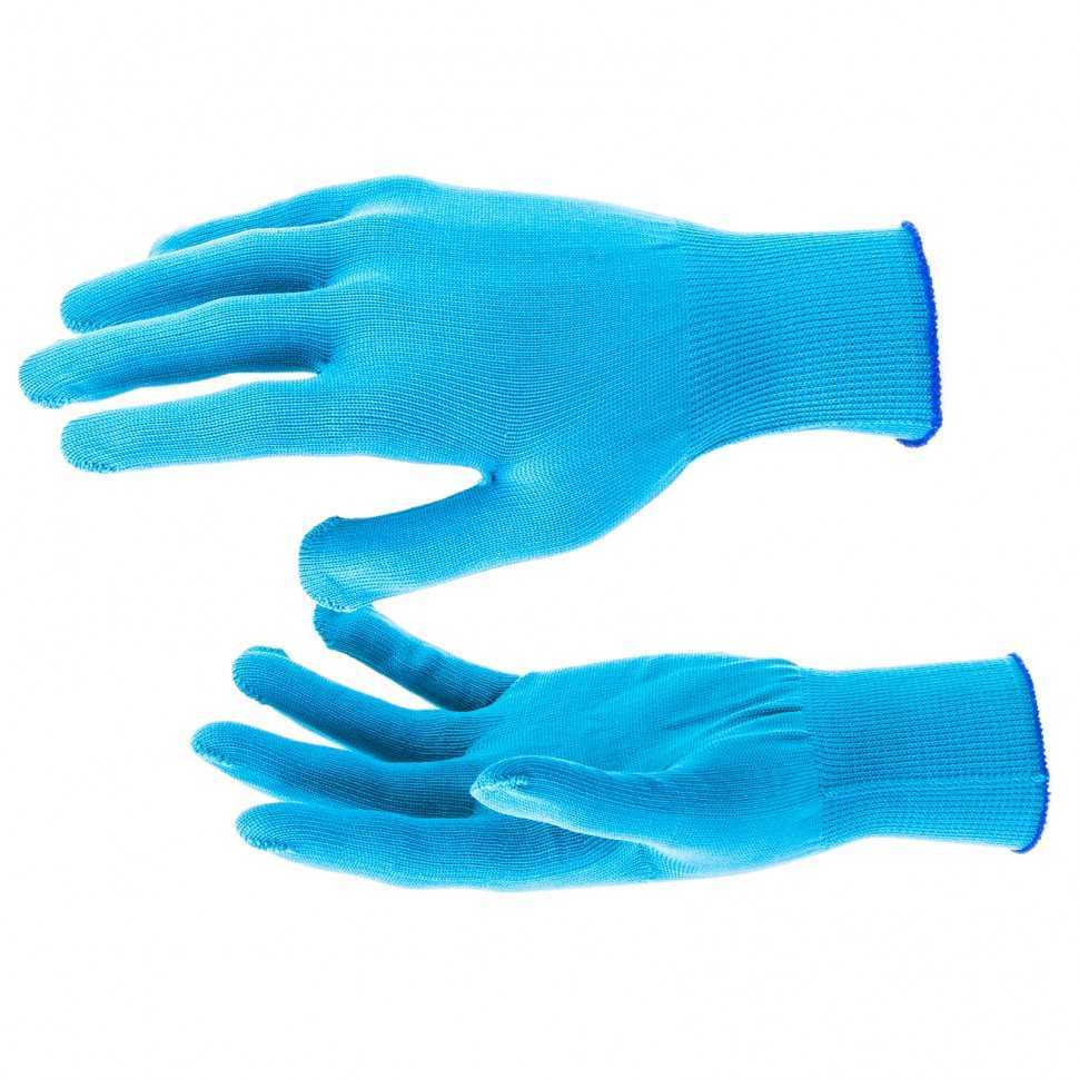 Перчатки Нейлон, 13 класс, цвет ультрамарин, XL Россия Перчатки из нейлона фото, изображение