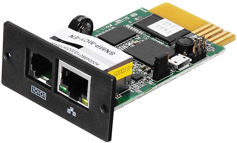 Модуль Ippon 1180661 SNMP card Innova RT33  1180661 Дополнительные устройства к источникам питания фото, изображение
